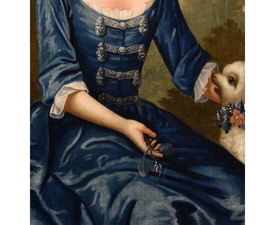 Ritratto di giovane fanciulla, George Knapton (Londra 1698 - 1778), attribuibile