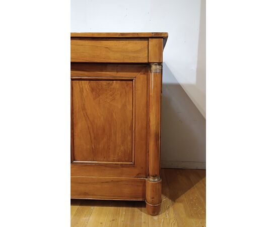 CREDENZA IN NOCE BIONDO IMPERO PRIMO XIX SECOLO 