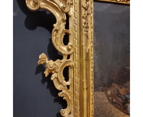 Coppia di specchiere veneziane del 1850 grande misura da palazzo signorile 