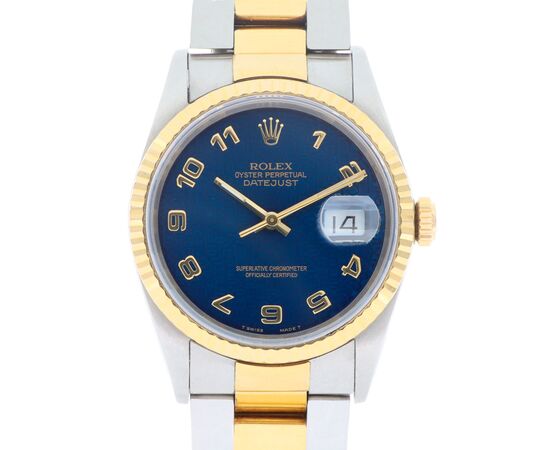 Rolex datejust oro acciaio 
