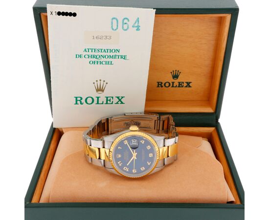 Rolex datejust oro acciaio 