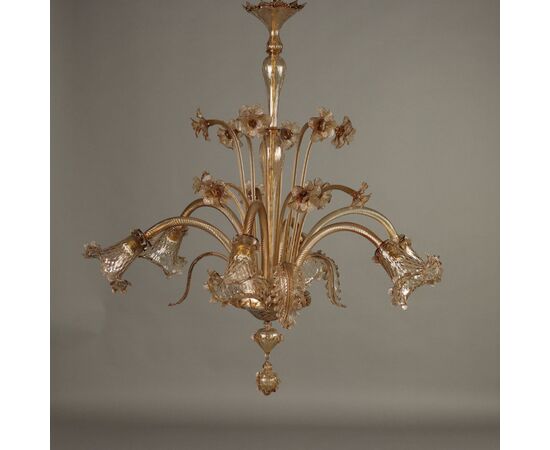 Lampadario Murano Murano anni'50