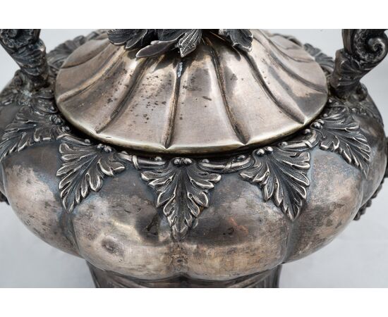 Servizio in argento antico Luigi Filippo Napoletano appartenente alla prima metà del XIX secolo.