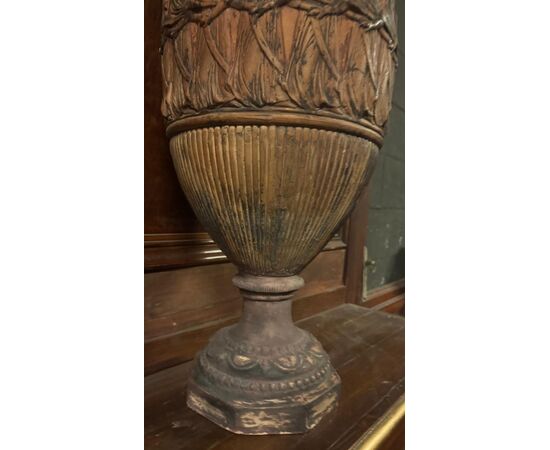 DARS674 - Vaso in terracotta, misure cm L 35 x H 84 x P 35