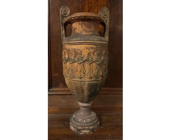 DARS674 - Vaso in terracotta, misure cm L 35 x H 84 x P 35