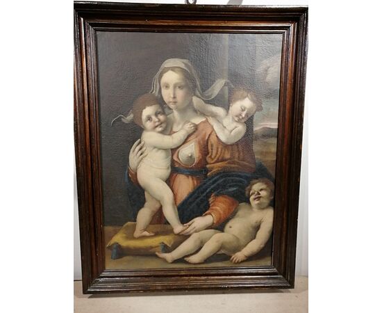 Allegory of Charity - Tuscany 16th century - Oil on canvas