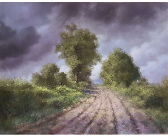Landscape after the storm - Pompilio Mandelli     