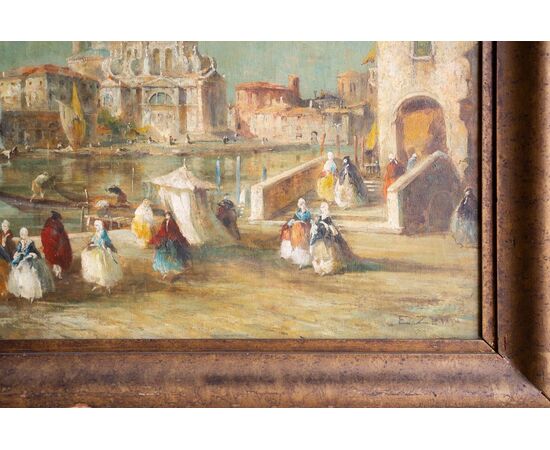 Veduta di Venezia con la Chiesa della Salute – Eugenio Zeno Bonivento
