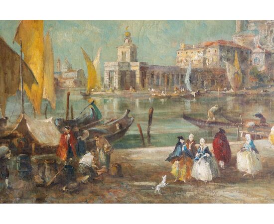 Veduta di Venezia con la Chiesa della Salute – Eugenio Zeno Bonivento