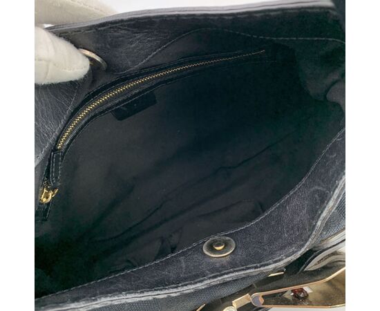 GUCCI Borsa Hobo in Tela Col. Nero M