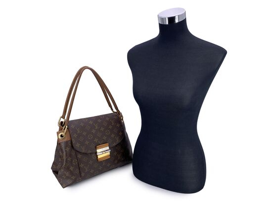 LOUIS VUITTON Borsa Shopper in Tela Col. Marrone Olympe M