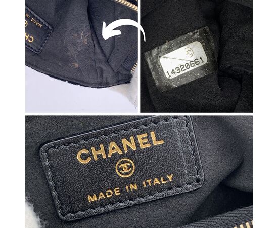 CHANEL Portafoglio in Velluto Col. Nero Timeless/Classique S
