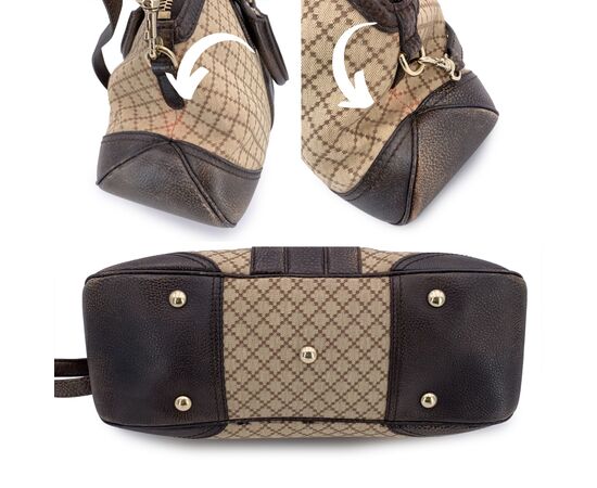 GUCCI Borsa a Mano in Tela Col. Beige Catherine Satchel M