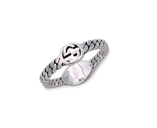 GUCCI Anello in Argento Col. Argento GG Running