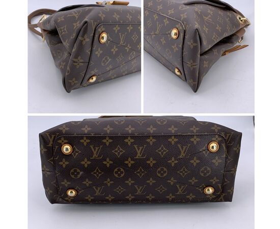 LOUIS VUITTON Borsa Shopper in Tela Col. Marrone Olympe M