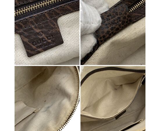 GUCCI Borsa a Mano in Tela Col. Beige Catherine Satchel M