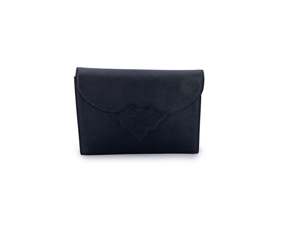 YVES SAINT LAURENT Pochette Vintage in Pelle Col. Nero S