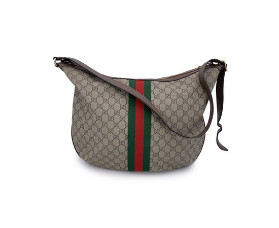GUCCI Borsa a Tracolla in Tela Col. Beige Ophidia GG Supreme M