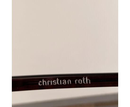 Christian Roth Occhiali da Sole Vintage in Acetato Col. Viola 14207 PU