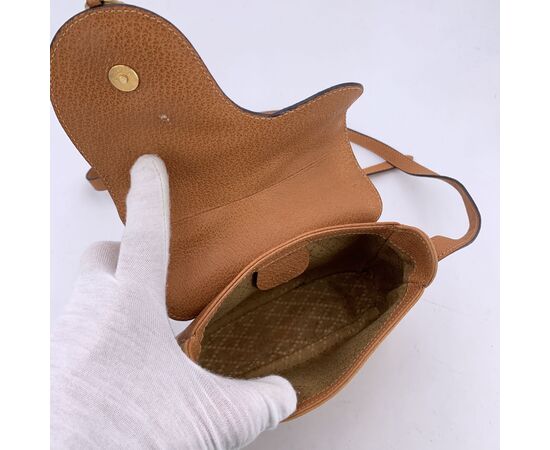 GUCCI Borsa a Tracolla Vintage in Camoscio Col. Beige Stirrup S