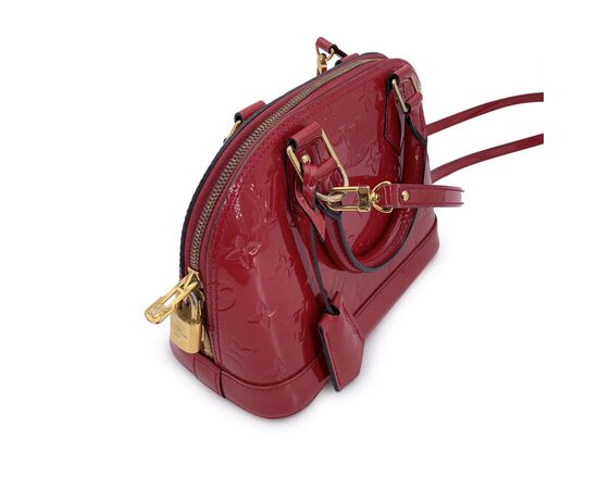 LOUIS VUITTON Borsa a Mano in Pelle Lucida Col. Rosso Alma BB M
