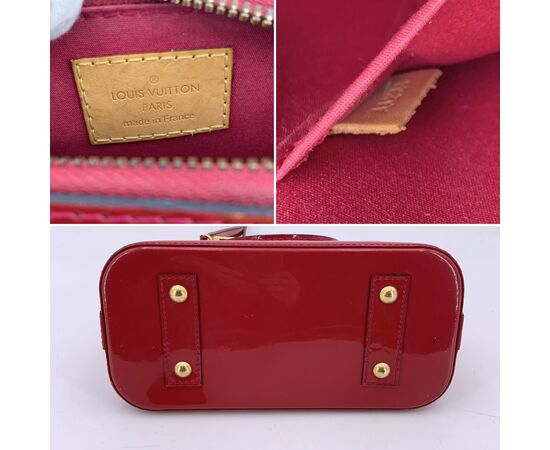 LOUIS VUITTON Borsa a Mano in Pelle Lucida Col. Rosso Alma BB M