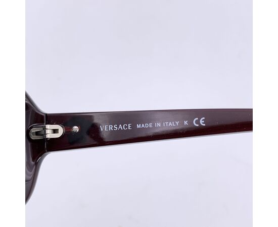VERSACE Occhiali da Sole in Plastica Col. Bordeaux