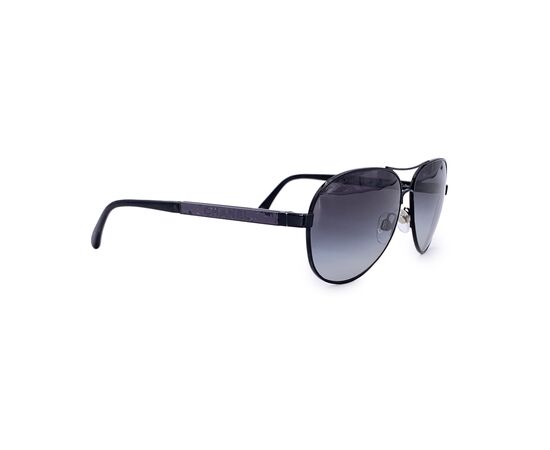 CHANEL Occhiali da Sole in Metallo Col. Nero CC