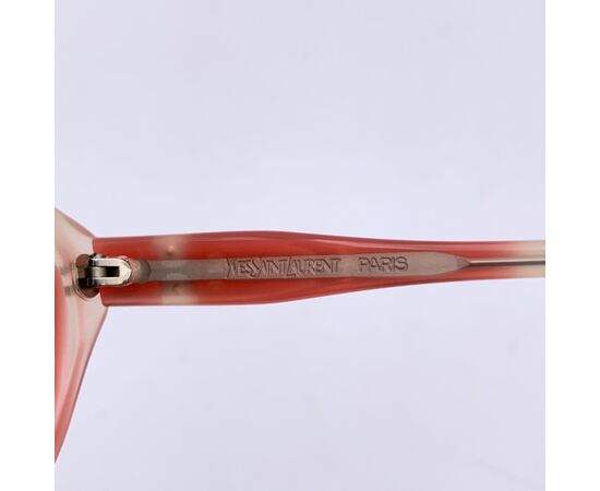 YVES SAINT LAURENT Occhiali da Sole Vintage in Acetato Col. Rosso