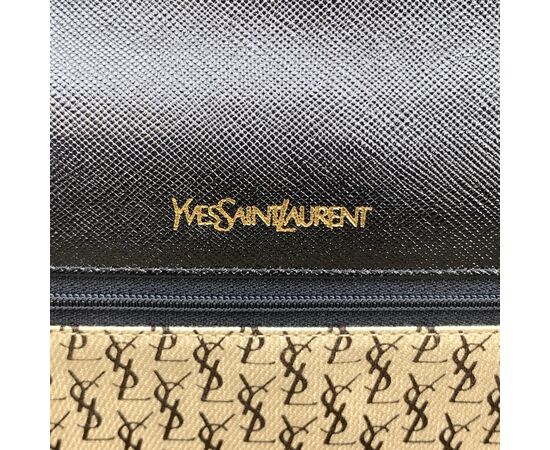 YVES SAINT LAURENT Pochette Vintage in Pelle Col. Nero S