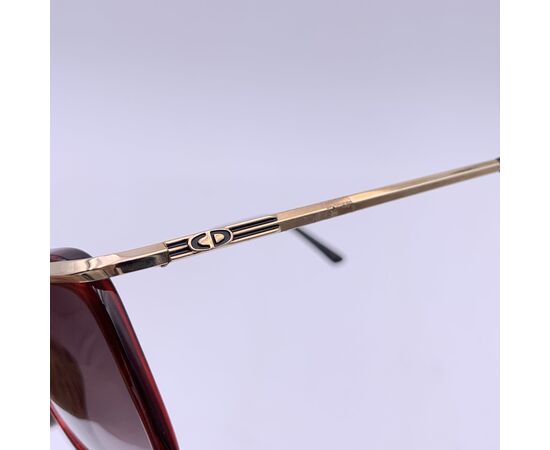 DIOR Occhiali da Sole Vintage in Acetato Col. Rosso
