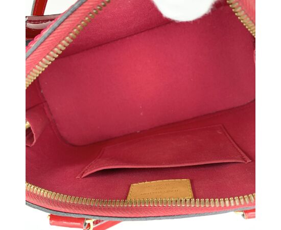 LOUIS VUITTON Borsa a Mano in Pelle Lucida Col. Rosso Alma BB M