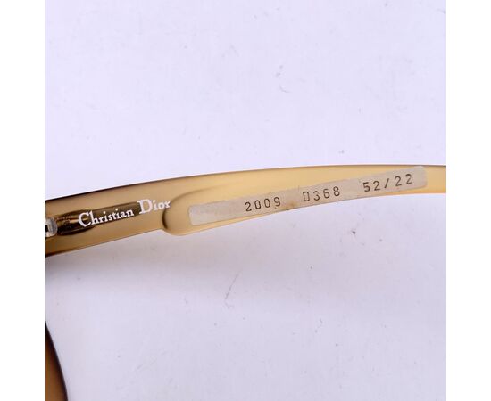 DIOR Occhiali da Sole Vintage in Acetato Col. Arancione