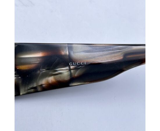 GUCCI Occhiali da Sole in Plastica Col. Marrone