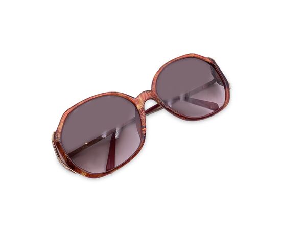 DIOR Occhiali da Sole Vintage in Acetato Col. Rosso
