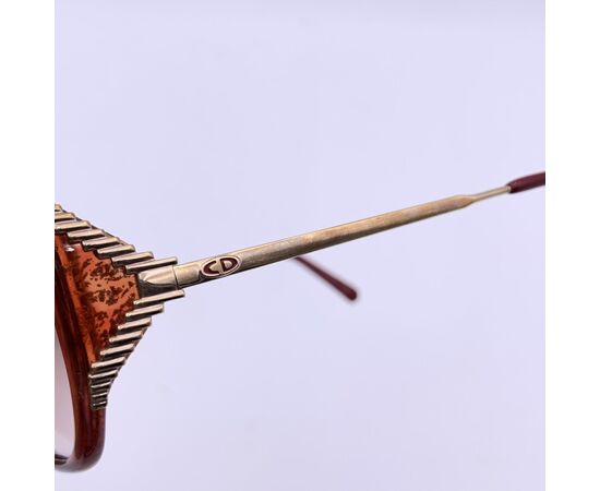 DIOR Occhiali da Sole Vintage in Acetato Col. Rosso