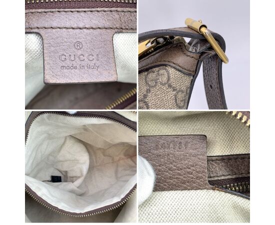 GUCCI Borsa a Tracolla in Tela Col. Beige Ophidia GG Supreme M