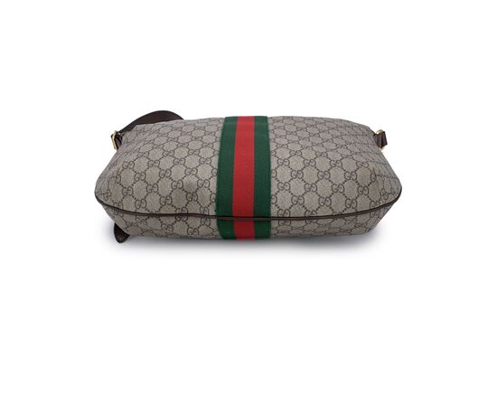 GUCCI Borsa a Tracolla in Tela Col. Beige Ophidia GG Supreme M