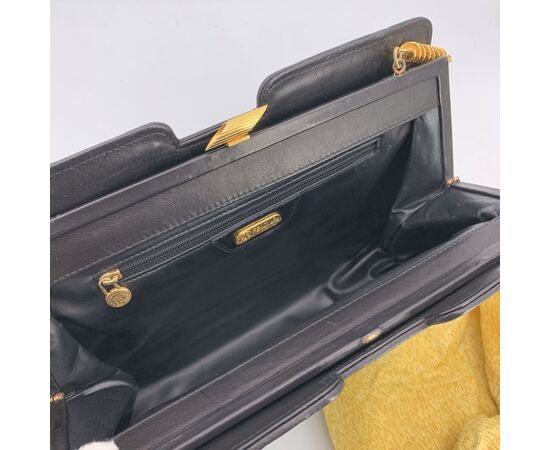 FENDI Borsa a Tracolla Vintage in Pelle Col. Nero FF M