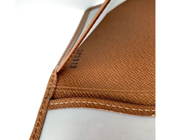 LOUIS VUITTON Accessorio Vintage in Pelle Col. Marrone S
