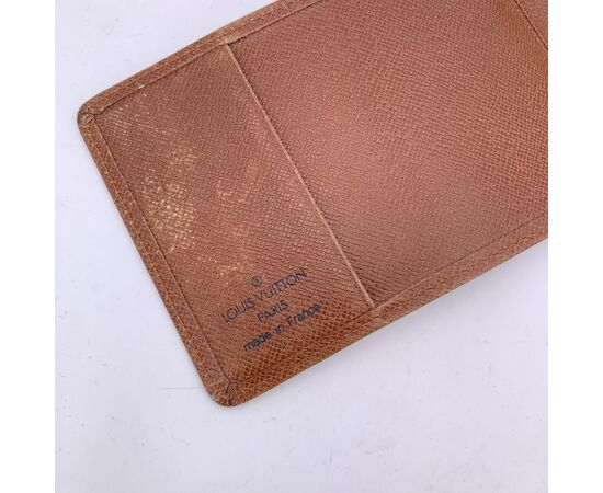 LOUIS VUITTON Portafoglio Vintage in Pelle Col. Marrone M