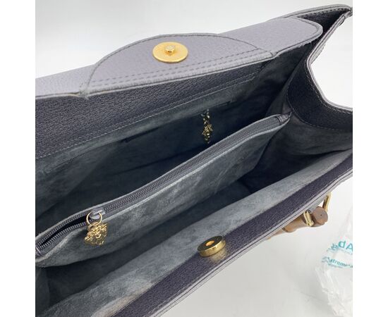 GUCCI Borsa Shopper Vintage in Pelle Col. Grigio Diana Bamboo M
