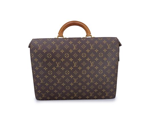 LOUIS VUITTON Borsa Ventiquattrore Vintage in Tela Col. Marrone L