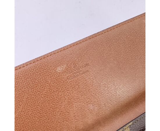 LOUIS VUITTON Portafoglio Vintage in Tela Col. Marrone M
