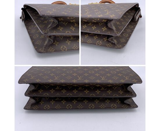 LOUIS VUITTON Borsa Ventiquattrore Vintage in Tela Col. Marrone L