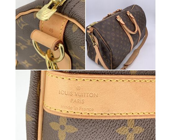 LOUIS VUITTON Borsa da Viaggio in Tela Col. Marrone Keepall L