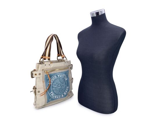 LOUIS VUITTON Borsa Shopper in Tela Col. Beige M