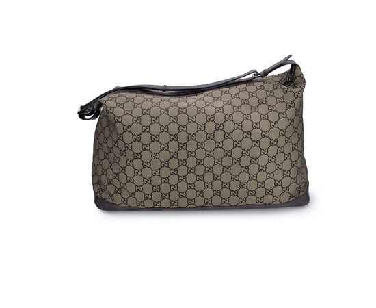 GUCCI Borsa da Viaggio in Tela Col. Marrone Interlocking L