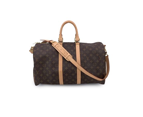 LOUIS VUITTON Borsa da Viaggio in Tela Col. Marrone Keepall L