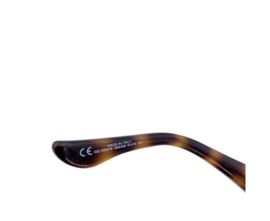 GUCCI Occhiali da Sole in Plastica Col. Marrone